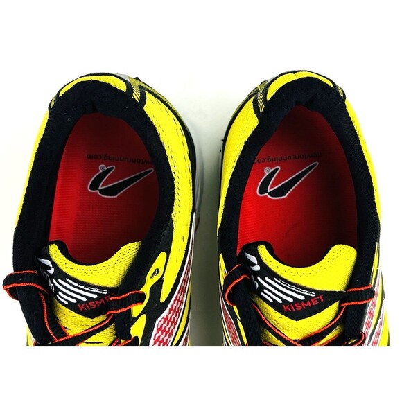 Newton Kismet Mens Sneakers Size 8 Yellow Red Mesh Running Shoes MO11915 - Picture 11 of 11